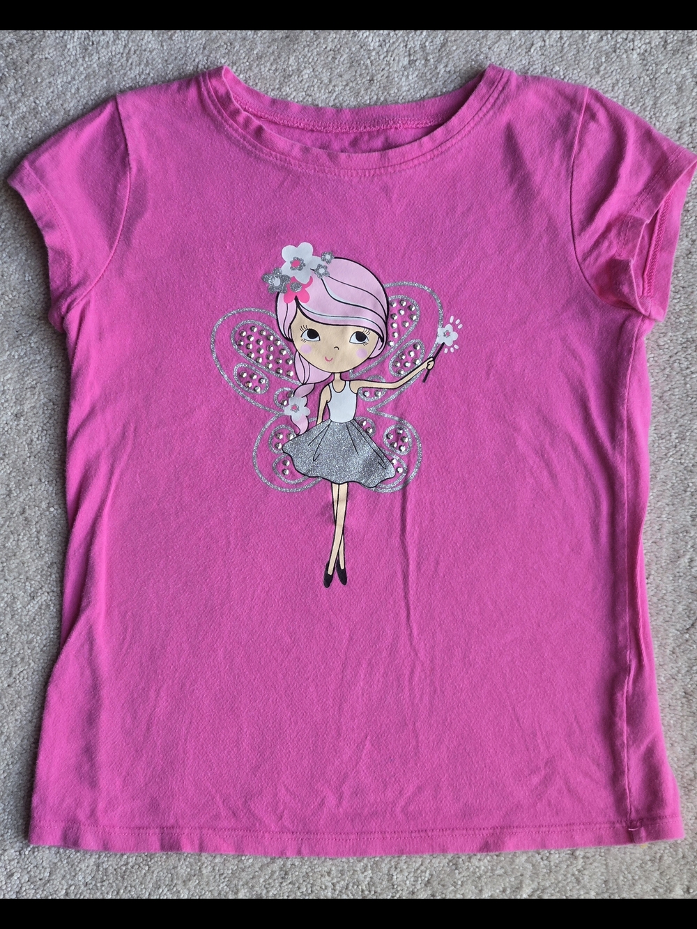 jumping beans Hot Pink Fairy Graphic Tee